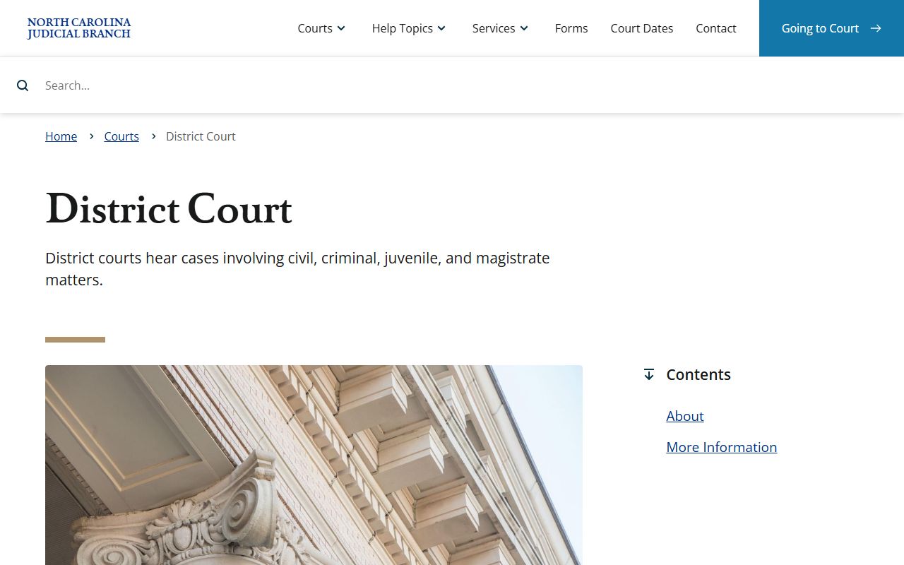 Northampton County District Court official District Court overview