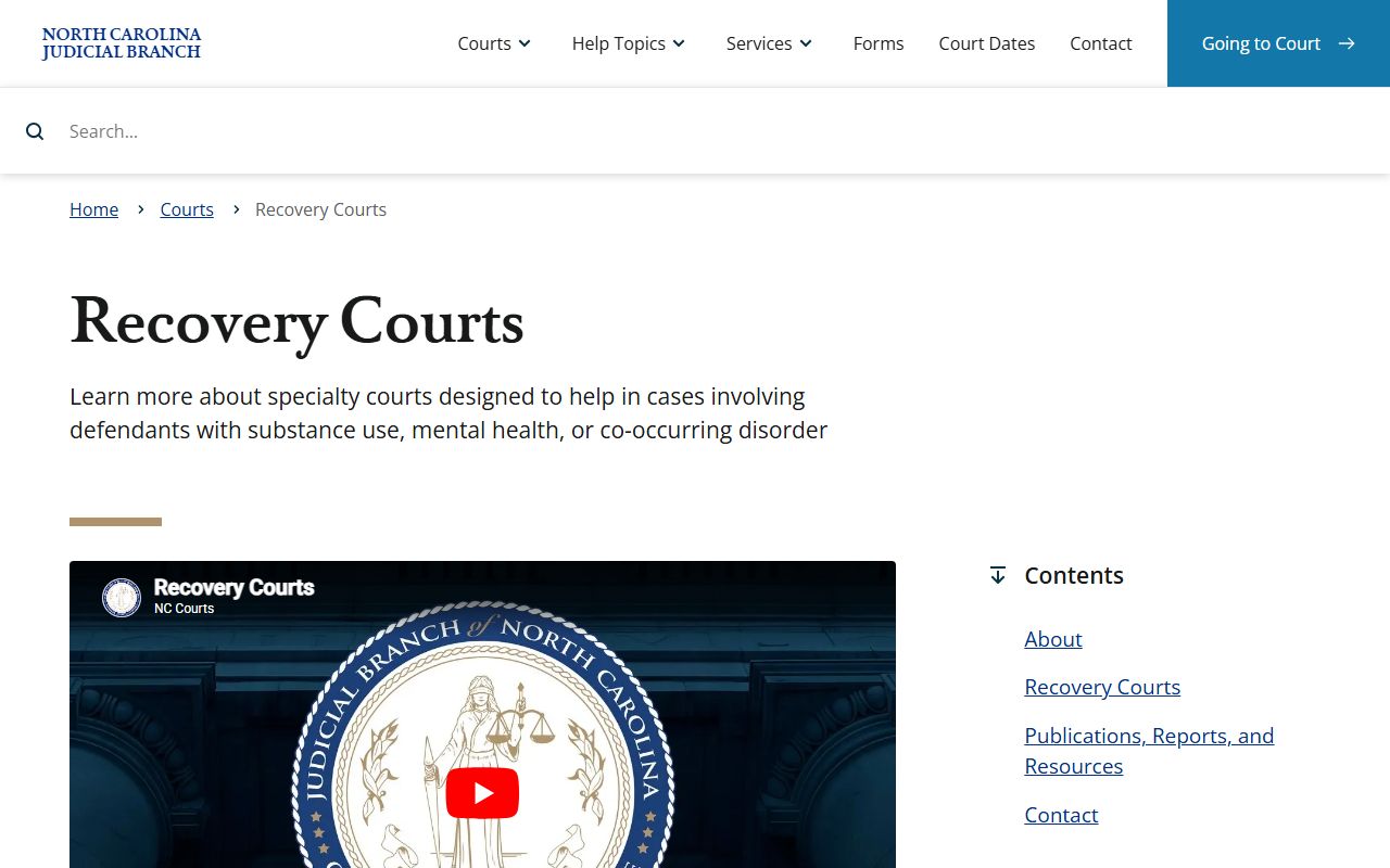 Northampton County District Court recovery courts overview