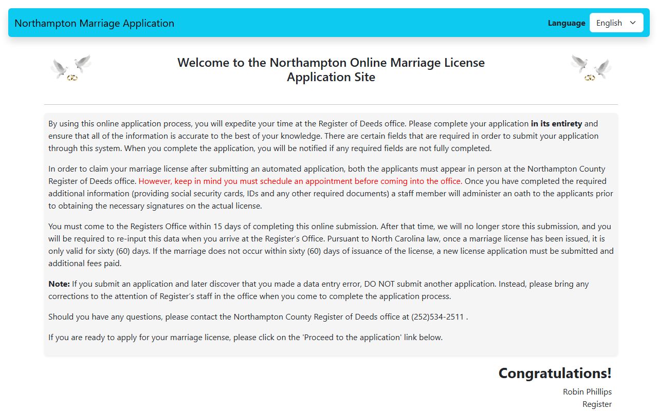 Northampton County marriage records online marriage application